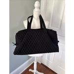 Vera Bradley  Black Large Traveler Weekender DUFFLE QUILTED BAG Suitcase Photo 2