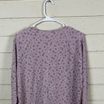 Lucky Brand  Purple floral Thermal Top size S Photo 6