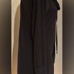 Yogalicious Lux Pull Over Black Long Thumb Holes Elastic Tie Hoodie Pock… Photo 5