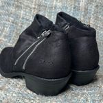 blowfish Malibu Wander Zip Heeled Booties in Black Rocky Oak Photo 3