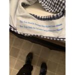 Kona Sol Women's SwimSuit Ruffled Check Choose Your Size Blue & White Photo 14