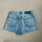 frame denim Frame Le Original Le Brigette Frayed Denim Shorts San Dego Blue Size 26 Photo 2