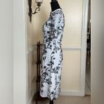 SheIn Floral Print Split Hem Chinese Dress Photo 5
