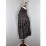 J. McLaughlin  1/4 Zip Animal Print Catalina Cloth Pullover Sweater Large L Photo 3