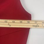 Ralph Lauren Womens Dress Small Petite Red Midi Modest Cocktail Party Holiday Photo 6