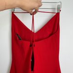 Black Halo Harley Red Plunging Sheath Dress Photo 7