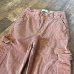 KanCan Signature 90s Cropped Wide Leg Corduroy Cargo Pant Size 25 Photo 5