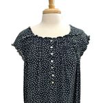 Eileen West Hearts Cottagecore Feminine Romantic Nightgown Black size Large Photo 1