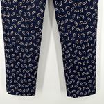 Boden Richmond 7/8‎ Black Swirl Design Career Pants Size 6P Photo 4