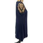 Ted‎ Baker London Navy Skylah Daisy Applique Sleeveless Mini Short Dress Blue Size 2 Photo 4