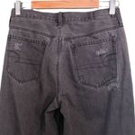 American Eagle  Jeans Ripped Vintage Hi Rise Black Wash Denim Women's Size 6 Photo 3