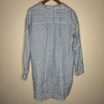Frank & Eileen Mary Classic Linen Striped Button Up Shirtdress Photo 7