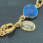 Vintage AUSTRIAN CRYSTAL USA Multicolored Bezel Crystals 35” Necklace Photo 14