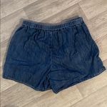 Old Navy  small Indigo Denim skirt shorts envelope Skort Photo 3