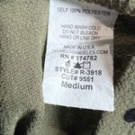 fab'rik Army green and black polka dot tie front romper with pockets size medium Photo 7