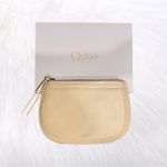 Chloé Zippered Pouch/Wristlet/Clutch Bag Nude Beige New In Box GWP VIP Photo 4