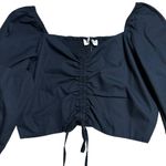 Levi's Levi’s Black 100% Cotton Devin Blouse | U.S. Woman’s Large Photo 8