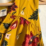 Old Navy Dress Sz XXL Womens Sleeveless Mini Yellow Floral V Neck Cottagecore Photo 3