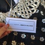 REBECCA VALLANCE Alivia embellished shift dress Size 4 Photo 3