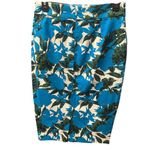 J. Crew Floral Print Vibrant Blue Green
Pencil Skirt size 0 Photo 5