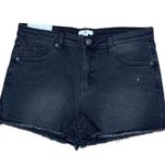BP . Mid Rise Black Denim Shorts Women’s Sz 31 Photo 0