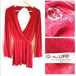 Blue Life ‎ Shorts Romper Red Bell Sleeves Photo 1