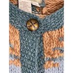The Territory Ahead  Southwest Button Front Sweater Blue Tan Rust Size Small Photo 1