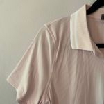 G/Fore Light Pink Golf Polo Shirt Short Sleeve Stretchy Women's size Large Photo 2