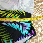 Floral one piece swim dress Sz M/L Black Size M Photo 8