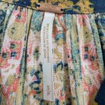 Free People  Magic Mystery Tunic Dress Womens S Boho Mixed Print Bell Sleeve Photo 2