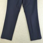 Talbots  Cambridge Pant Navy Blue Flat Front Stretch Women Size 8 Office Corpcore Photo 5