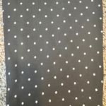 Lands' End Womens Size 12 Mid Rise Slim Leg Polka Dot Pants Black White Photo 7