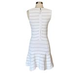 Torn By Ronny Kobo TORN RONNY KOBO Audrey Mini Dress Ivory White Bandage Sleeveless Skater Large Photo 9