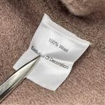 Norm Thompson Women’s XL 100% Wool Sweater Collared Knit Brown Lightweight Photo 6