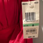 Signature by Sangria NWT Red Cocktail Prom Dress Size 8 Photo 6
