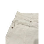 SheIn Jean Shorts Women's Size Large White High Waist Cut Off Casual Summer NEW Photo 2