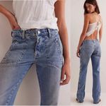Free People  Retro 70s Y2K Low Rise Vibtage Inspired Carnivale Bootcut Jeans 28 Photo 2