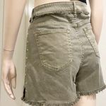 Michael Kors Olive Studded Frayed Denim Shorts 12 Photo 6