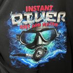 Urban Outfitters Instant Diver T Shirt Black XXL 2XL Graphic Tee Cotton Short Sleeve Solid Logo Photo 13