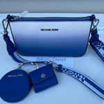 Michael Kors Electric Blue Tech Attach Crossbody Bag Photo 0