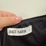 Grace Karin  black sequin blouse  Size large  Photo 5