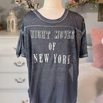 We The Free Oversized Small Tshirt Semi Sheer Charcoal Gray Photo 2