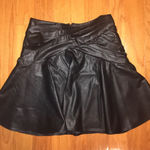 Bebe  faux leather flounce skirt Photo 0