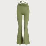 Berlook Activewear Green Ruched Tie Photo 5