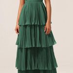 WedTrend Green Tiered Dress Photo 0