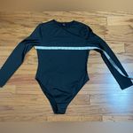SheIn - Black Long Sleeve Bodysuit Size L Photo 4