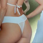 PENTHOUSE Bodysuit Chemise, High neck Keyhole playsuit, Size Small/Medium NEW‎ White Photo 1