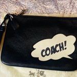 Coach  Leather Wristlet Wallet With Graphic Logo Photo 0