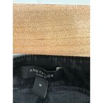 Ann Taylor Curvy Fit Jeans Women 14 Black Wash Denim Cotton Stretch Ankle Skinny Photo 5