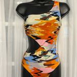 Solid & Striped -The Claudia Printed Asymmetric One Piece Swimsuit. Size… Photo 3